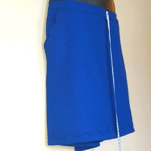 Banana Republic Royal Blue Scallop Skirt Sz 14 NEW - Picture 4 of 5